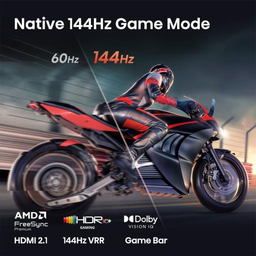 Hisense 55E8S 55 İnç Hi-QLED MiniLED 4K 144 Hz TV (2026) - Görsel 4