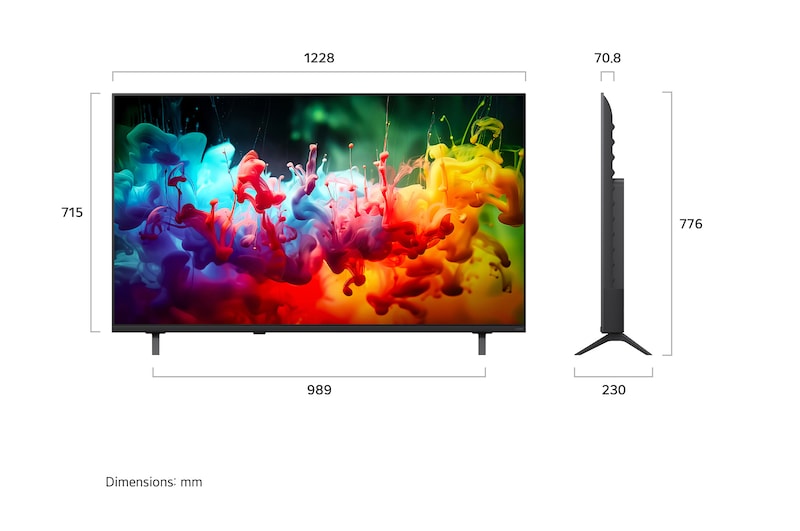 LG 55QNED70B6C 55 İnç QNED Mini LED 4K TV (2026) - Görsel 2