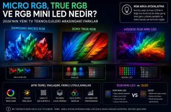 Micro RGB, True RGB ve RGB Mini LED Nedir? 2026’nın Yeni TV Teknolojileri Arasındaki Farklar