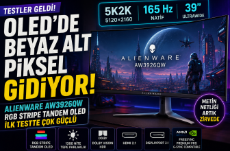Alienware AW3926QW Test Edildi: RGB Stripe Tandem OLED Gerçekten Yeni Bir Dönem Başlatıyor mu?