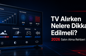TV alırken dikkat edilmesi gereken ekran boyutu, panel, HDR ve oyun özellikleri