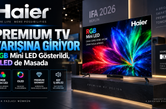 Haier Premium TV Yarışına Giriyor: RGB Mini LED Gösterildi, OLED de Masada