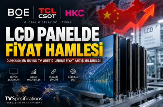 LCD TV Panelinde Dengeler Değişiyor: BOE, TCL CSOT ve HKC Fiyat Artışına Gidiyor