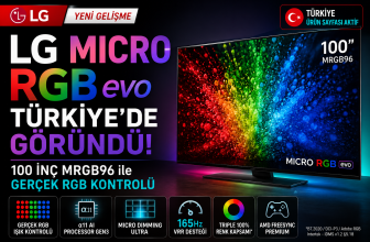 LG Micro RGB evo Türkiye’de Göründü: 100 İnç MRGB96 ile Gerçek RGB Kontrolü