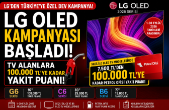 LG OLED TV Alanlara 100.000 TL’ye Kadar Yakıt Puanı: Türkiye’de Büyük Eylül Kampanyası