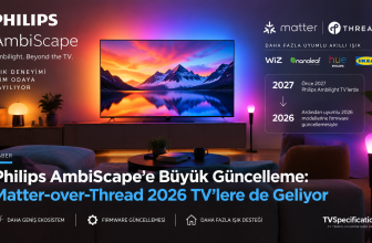 Philips AmbiScape’e Büyük Güncelleme: Matter-over-Thread 2026 TV’lere de Geliyor