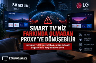 Samsung ve LG Smart TV’lerde Yeni Güvenlik Alarmı: Uygulamalar İnternet Bağlantınızı Proxy’ye Dönüştürebiliyor
