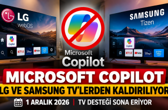 Microsoft Copilot TV desteği LG ve Samsung Smart TV’lerde sona eriyor