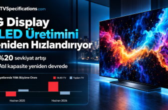 LG Display OLED üretimi artıyor – büyük OLED sevkiyatları yüzde 20 büyüyor