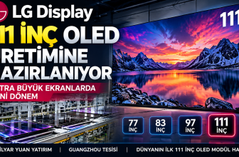 LG Display 111 inç OLED üretim hattı ve ultra büyük OLED ekran