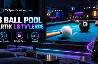 LG Smart TV’de 8 Ball Pool oyunu ve Magic Remote desteği