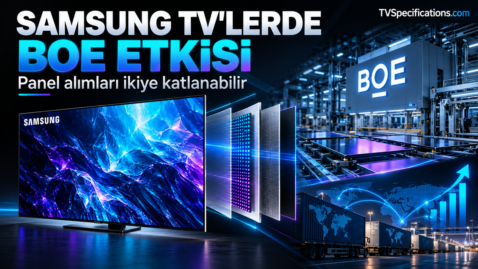 Samsung BOE panel alımları ve TV panel tedarik stratejisi