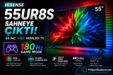 Hisense 55UR8S Sahneye Çıktı: 55 İnç RGB MiniLED ve 180 Hz Oyun Modu Dikkat Çekiyor