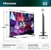 Hisense 55E7S Pro 55 İnç Hi-QLED 4K 144 Hz TV (2026)