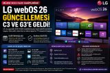 LG webOS 26 Güncellemesi C3 ve G3’e Gelmeye Başladı
