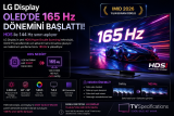 LG Display OLED’de 165 Hz Dönemini Başlattı: HDS ile 144 Hz Sınırı Aşılıyor
