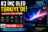 Samsung’un 83 İnç S90H OLED’i Türkiye’de Satışa Çıktı: Fiyatı 250 Bin TL Seviyesinde