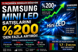 TV Pazarında Dengeler Değişiyor: Samsung Mini LED Satışlarını %200’den Fazla Artırdı